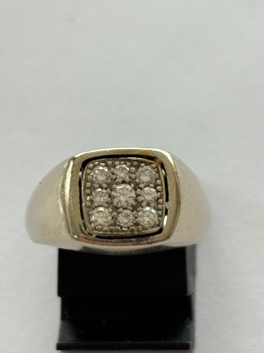 Anelli: Ring Weissgold /Diamanten 18 Karat – Usato da Langnau am Albis venduto da flusspflege 1