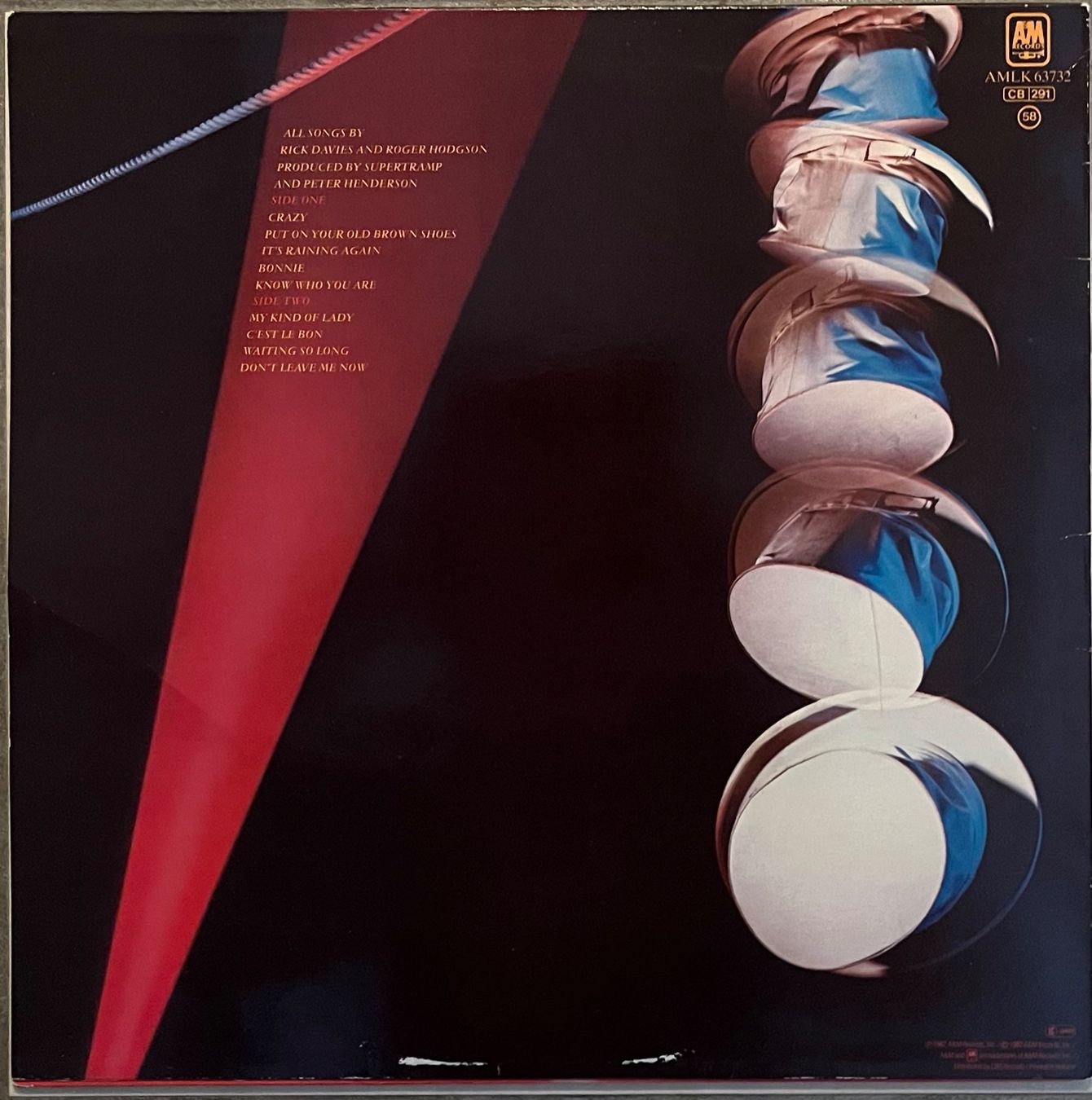 Dischi in vinile: SUPERTRAMP - ...FAMOUS LAST WORDS... - 33 Tours – Usato da Bussigny venduto da vinyl-pas-cher 1