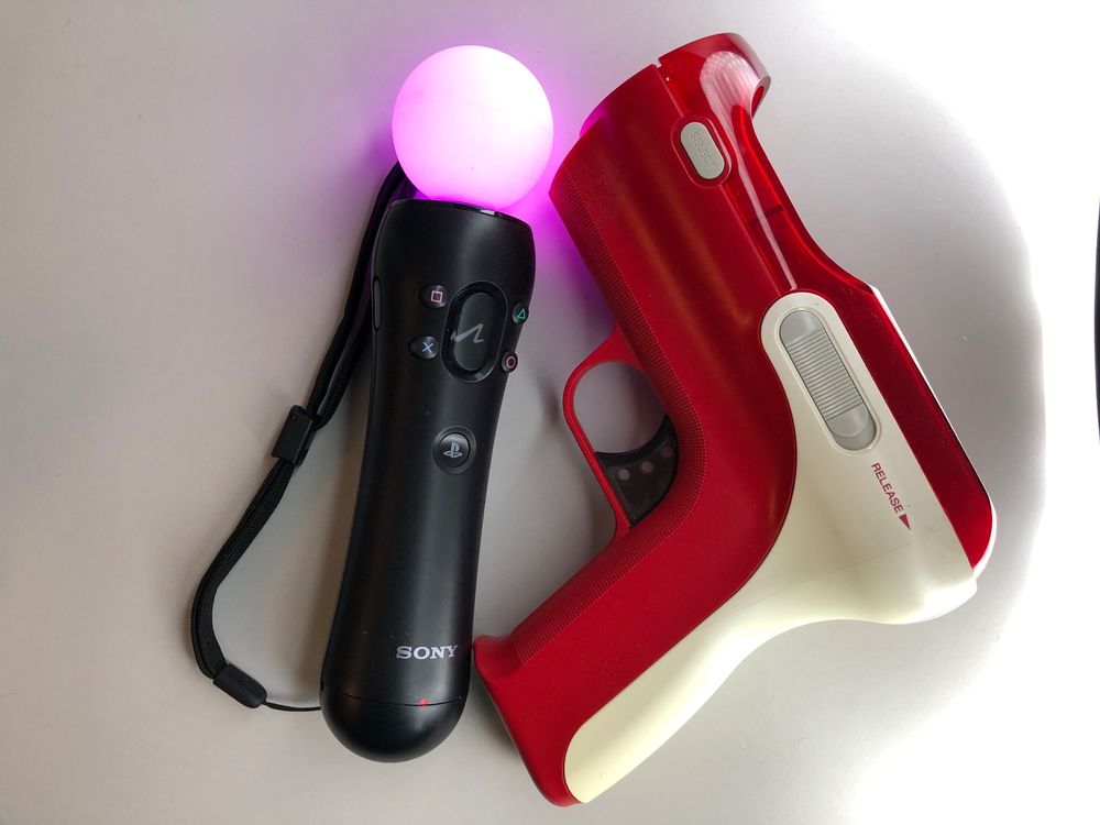 PS3 Move Controller mit Pistole Kaufen auf Ricardo