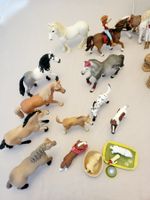 SCHLEICH grosses Set - Pferde, Reiterin & Hund