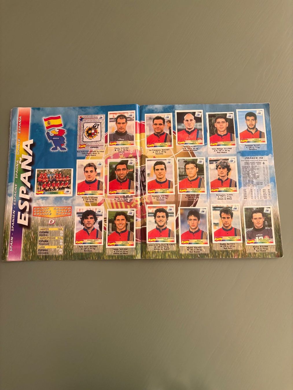 Panini Alben: Panini-Heft WM 1998 / Frankreich – Gebraucht aus Zürich von jimmy_12 3