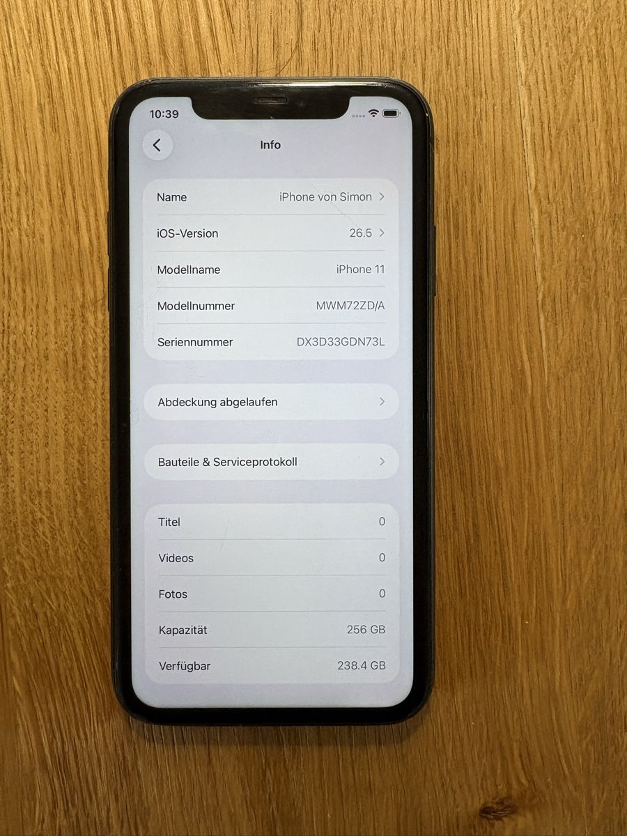 Apple Handys / Smartphones: Apple iPhone 11 256 GB schwarz – Gebraucht aus Zunzgen von Ebnet12 8