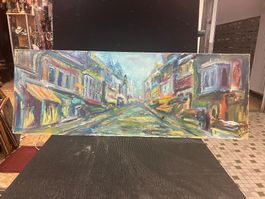 HUILE SUR PANNEAU SIGNÉE