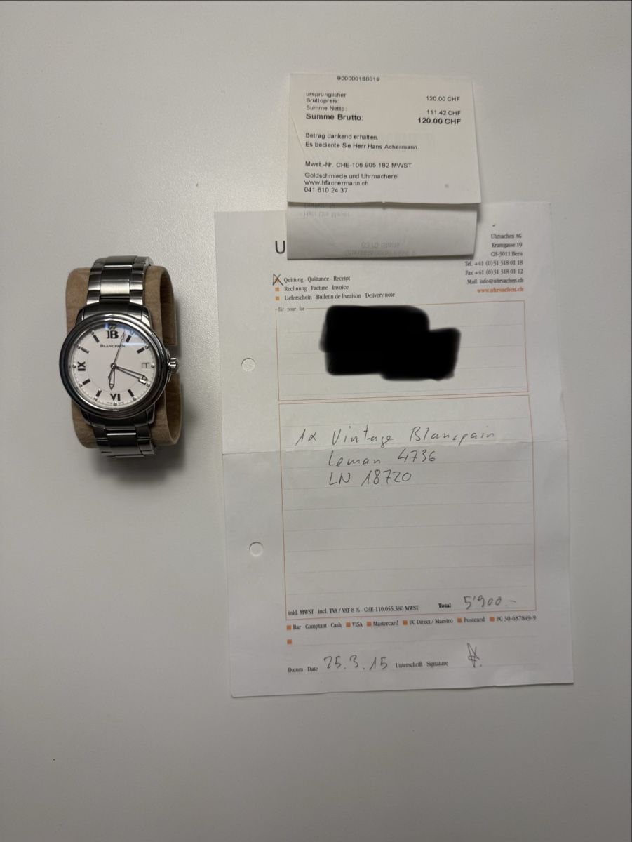 Blancpain Orologi: Blancpain Léman Automatik – Usato da Bern venduto da Paxbar 5