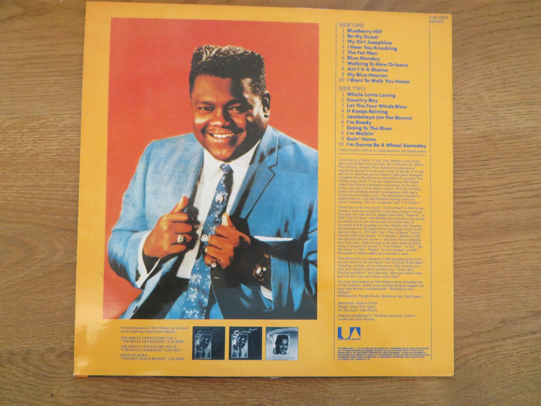 Schallplatten: FATS DOMINO SINGLES ALBUM – Neu (gemäss Beschreibung) aus Zürich von  1