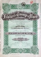 Filature et Tissage de Moen SA, Bruxelles - 1924