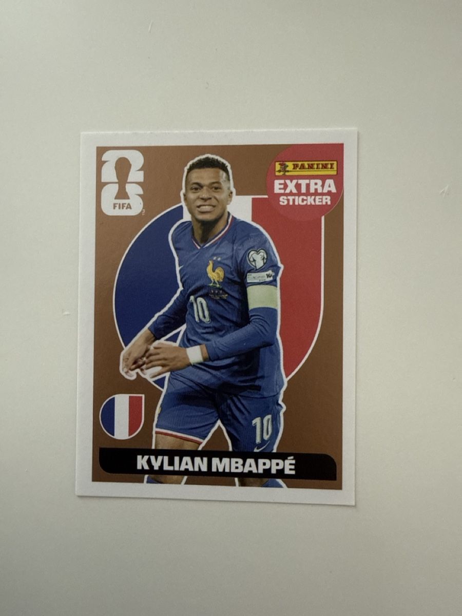 Panini Carte collezionabili: Panini WM 2026 Extra Sticker Kylian Mbappé – Nuovo (secondo la descrizione) da Zofingen venduto da Sammlerich