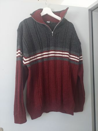 Herren Pullover Reissverschluss Gr. L