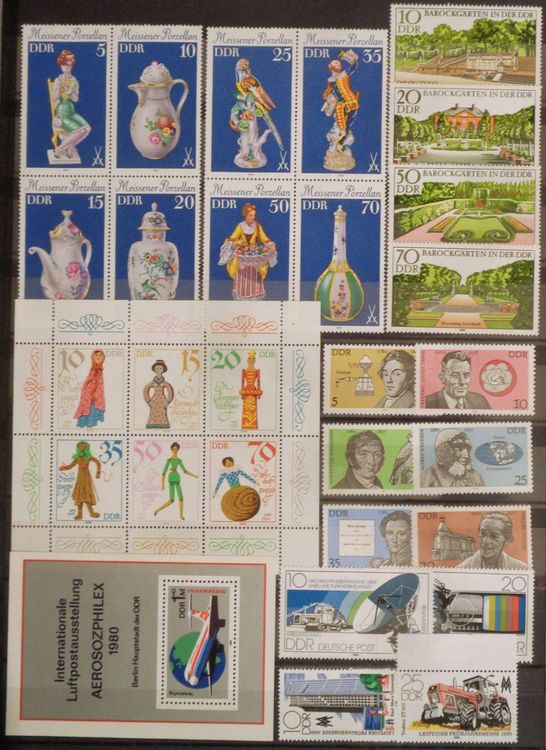 Russland 1761-1977II zd-feuille (complète edition) neuf avec gomme or