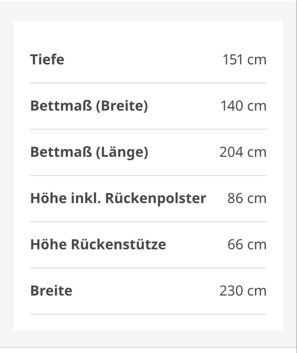 Sofas: Ecksofa mit Bettfunktion dunkelgrau 230cm breit – Gebraucht aus St.Gallen von Seamslike 3