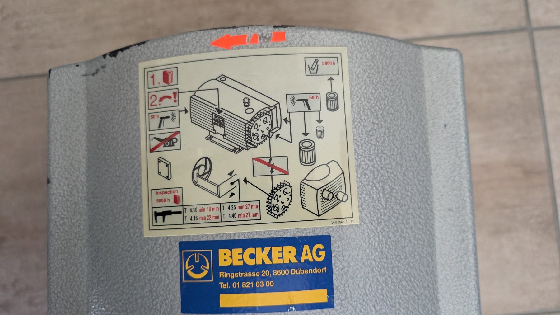 Becker Pumpen & Teile: Pompe à vide BECKER VT 4.25 – Gebraucht aus Noës von Rkpel 2