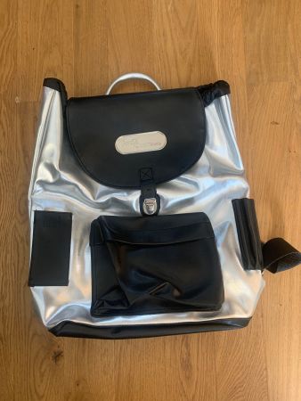 Coca-Cola Rucksack, neuwertig, Silber/Schwarz, Top Zustand
