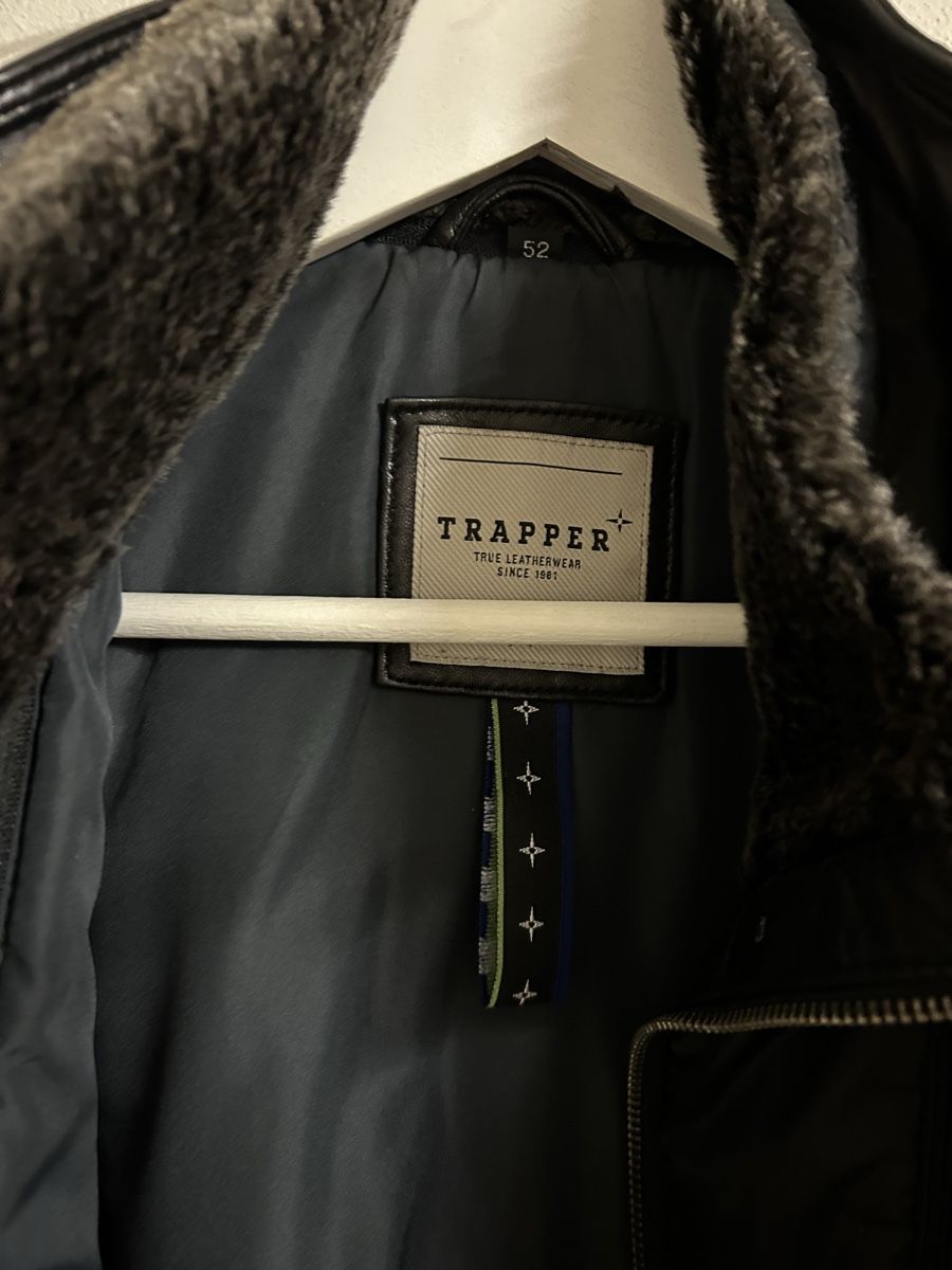 Giacche: Trapper Lederjacke, Gr. 52, Schwarz – Usato da Zürich venduto da Lolaa123 2