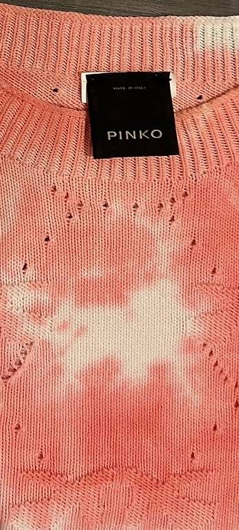 Pinko Maglioni & Felpe: Toller  Pullover von Pinko Gr.S Weiss/rosa – Usato da Kilchberg ZH venduto da SyFo286 1
