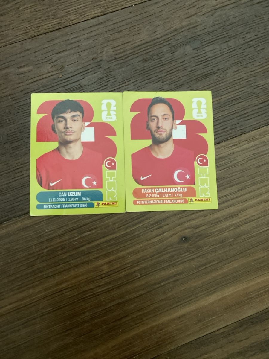 Panini Carte collezionabili: Sammelbild Panini Can Uzun Hakan Çalhanoglu – Usato da Adetswil venduto da kwaespi