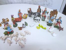 Krippenfiguren aus Kunststoff, Vintage – 3