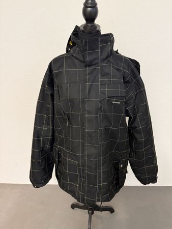 Chanex Ski/-Boarderjacke schwarz kariert Grösse XL