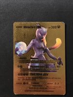 Pokémon Karte Mewtwo GX Gold Edition gebraucht