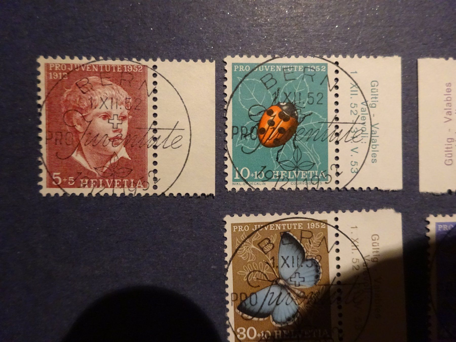 Tutti i francobolli: 1952 Pro Juventute ET-Voll – Usato da Appenzell-Steinegg venduto da adi1975 2