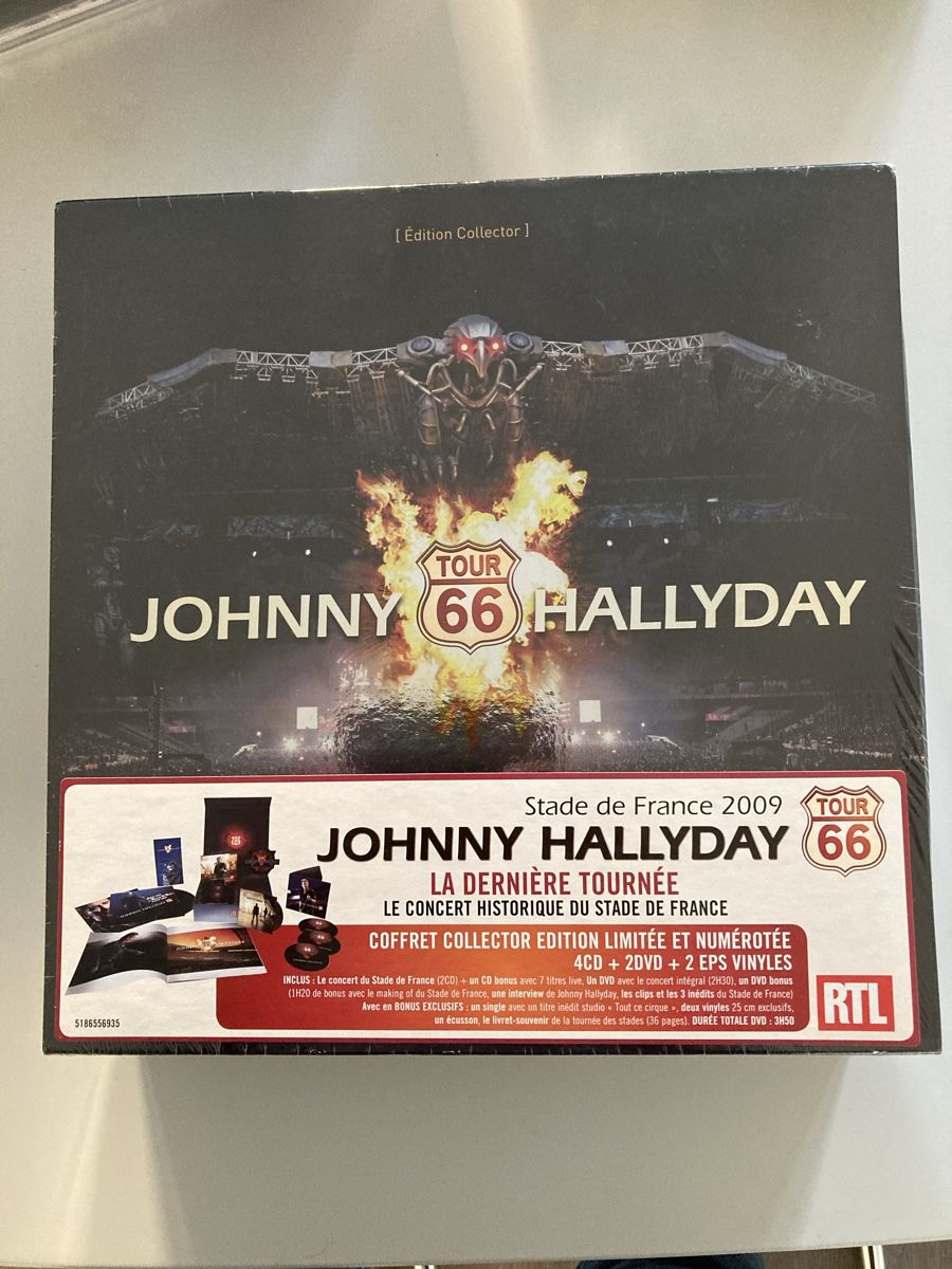 CD: Johnny Hallyday – Nuovo e nell'imballaggio originale da Poliez-Pittet venduto da dav_h8tl
