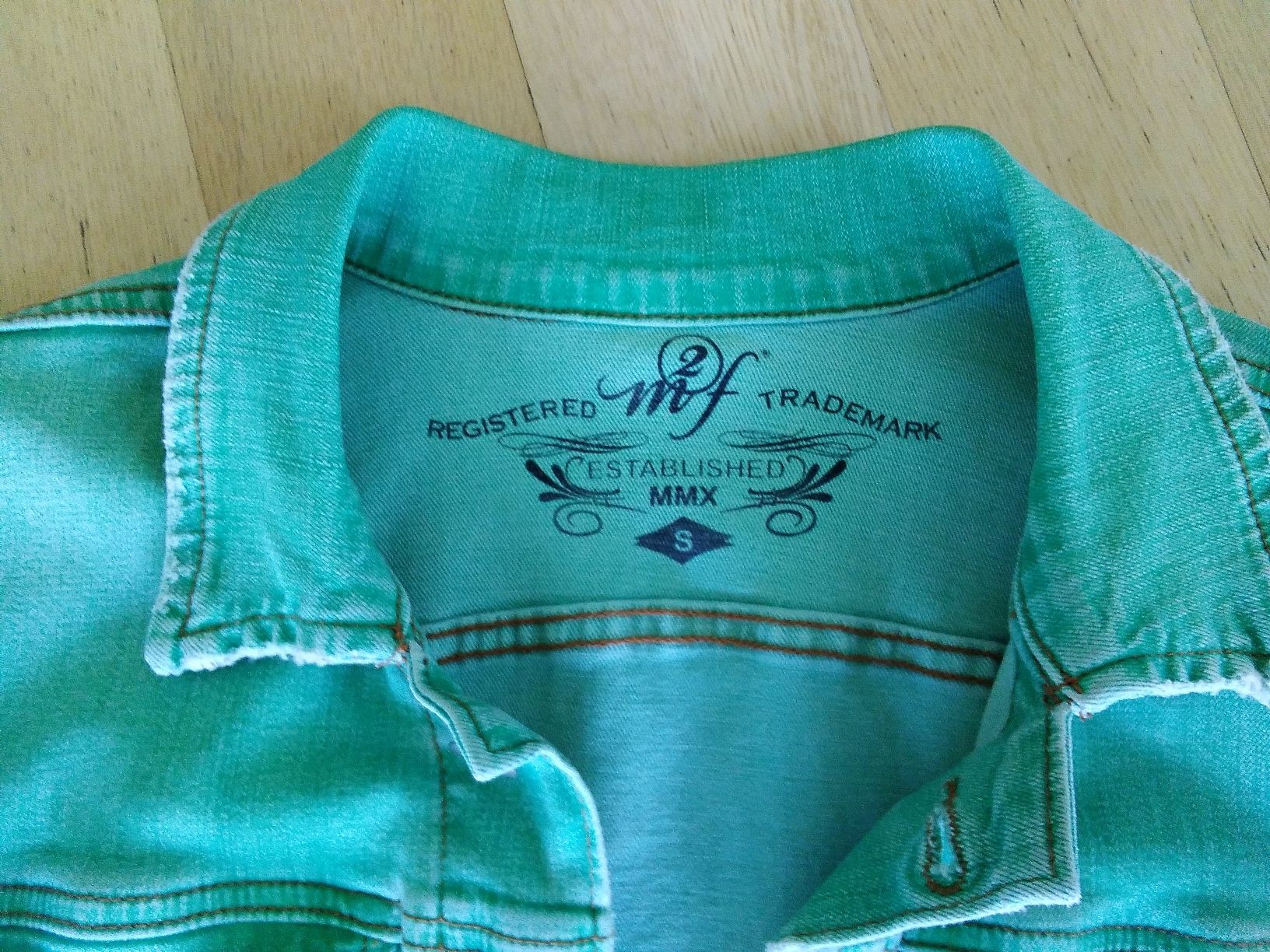 Giacche: mf2 Jeans Jacke hellgrün Stone washed Size S – Usato da Buchrain venduto da QueenyHE51 4