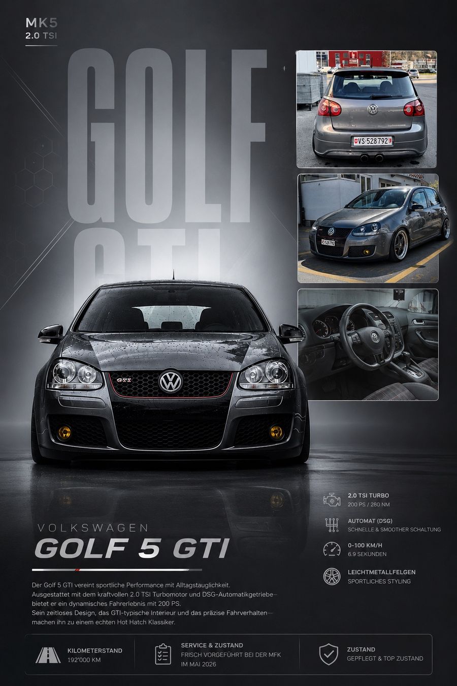 VW Automobili: VW Golf 5 GTI R32 Optik – Usato da Glis venduto da EGZON100