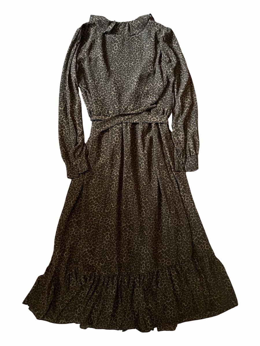 Michael Kors Kleider: MICHAEL Michael Kors Ruffle Wrap Dress Leopard Size S – Neu und originalverpackt aus Brunnen von Sandy_closet1 3