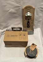 Lot 6 verre à bière, 6 sous verre , un décapsuleur 