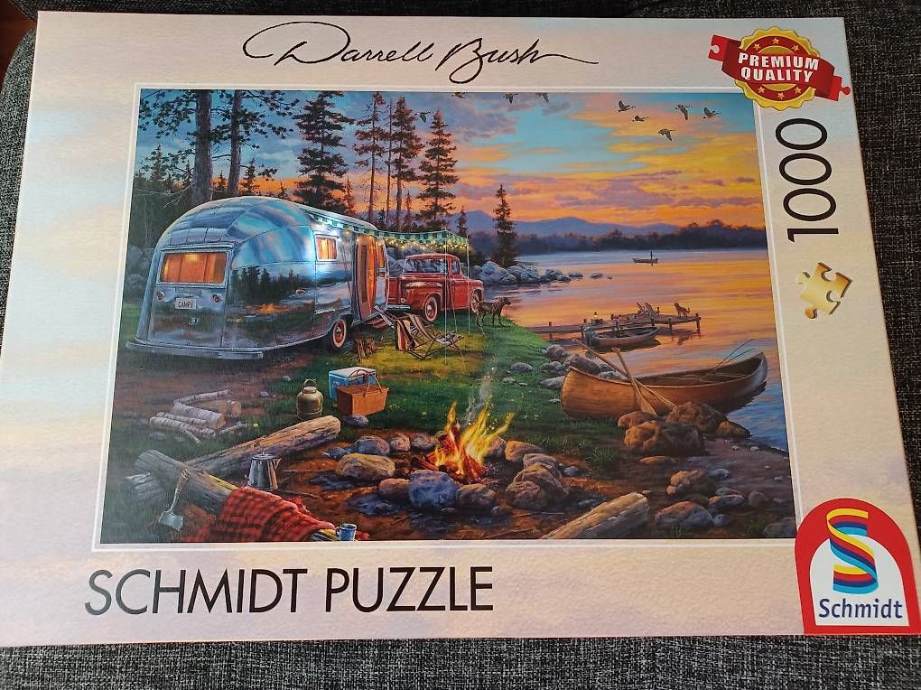 Puzzle: Puzzle Motiv "CAMPINGIDYLL AM SEE" – Usato da Kriens venduto da kusi56