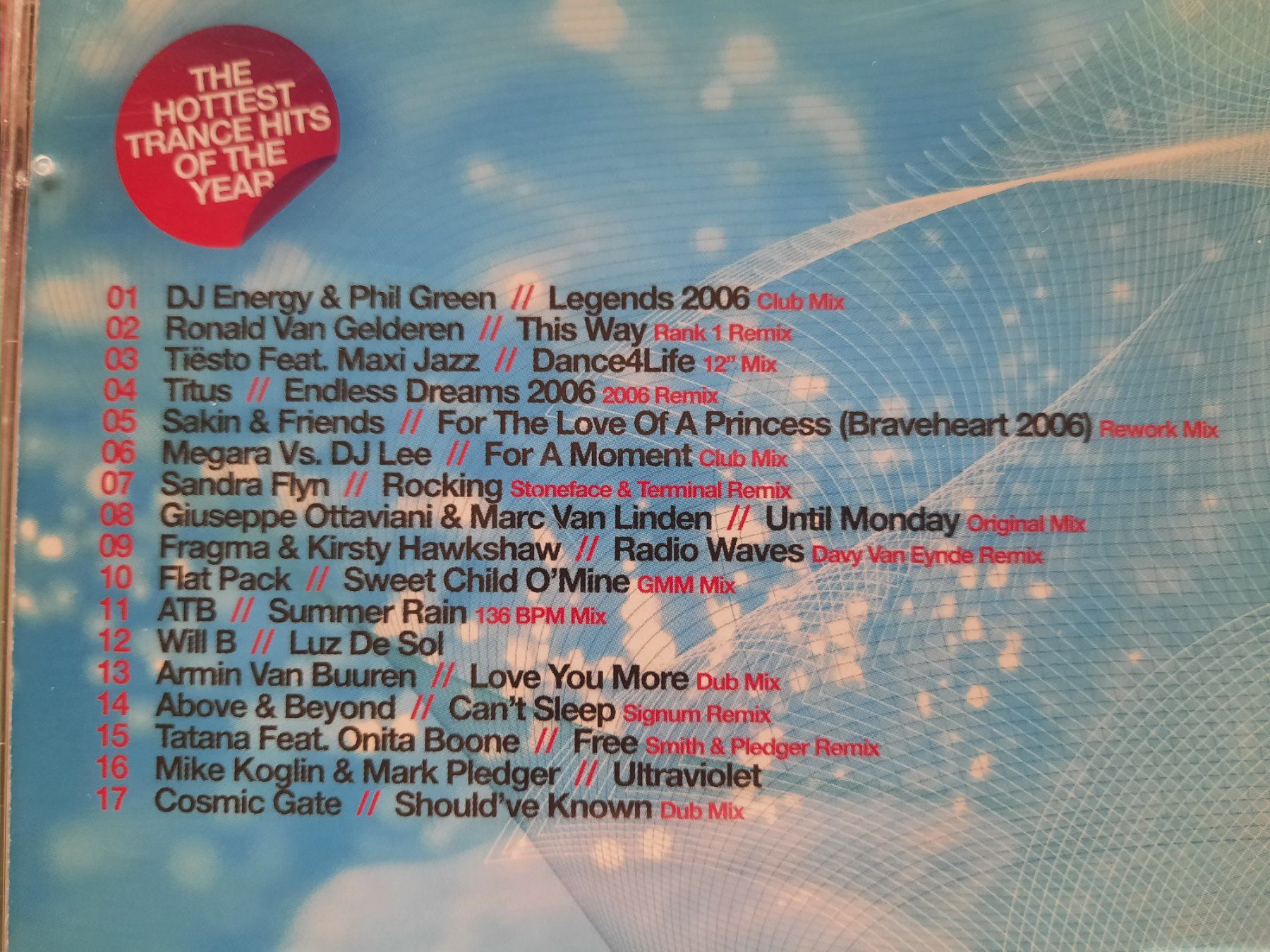 CDs: CD Trance 2006 Hits Mix – Gebraucht aus Pully von bro_n52j 2