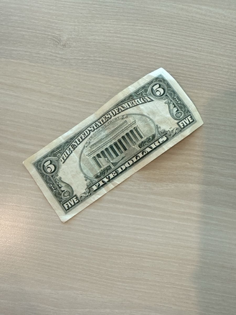 Banknoten: 5.- US Dollar 1993 – Gebraucht aus Basel von Principino31 1