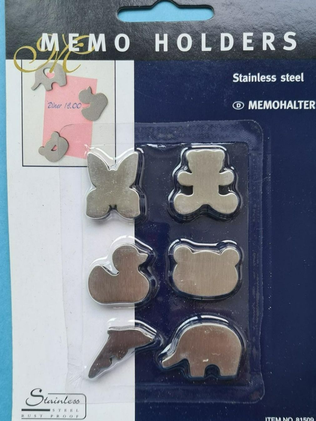 Magnete: Magnete mit Tiermotive aus Edelstahl – Neu und originalverpackt aus Urdorf von sumrum