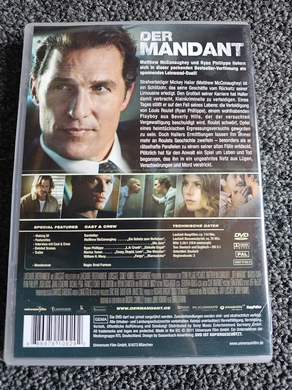 Tutti i DVDs: DVD Der Mandant (22073) – Usato da Ruswil venduto da jan_bxl5 1