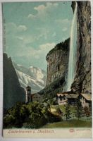AK:  LAUTERBRUNNEN u. Staubbach