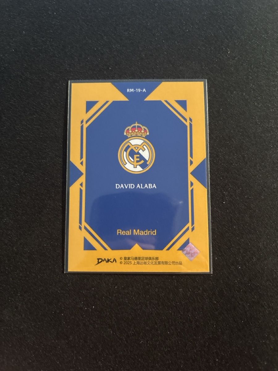 Real Madrid Carte collezionabili: David Alaba - Daka - Real Madrid - Top Audience 25/26 – Usato da Kaiseraugst venduto da Baum_12 1