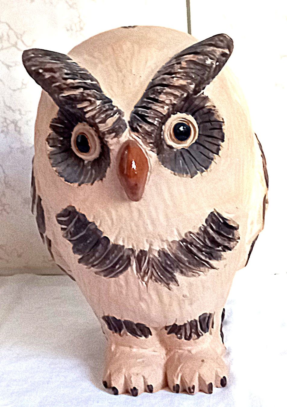 Statuette: Eule grosse Steingut – Usato da Baar venduto da 2cvbaar