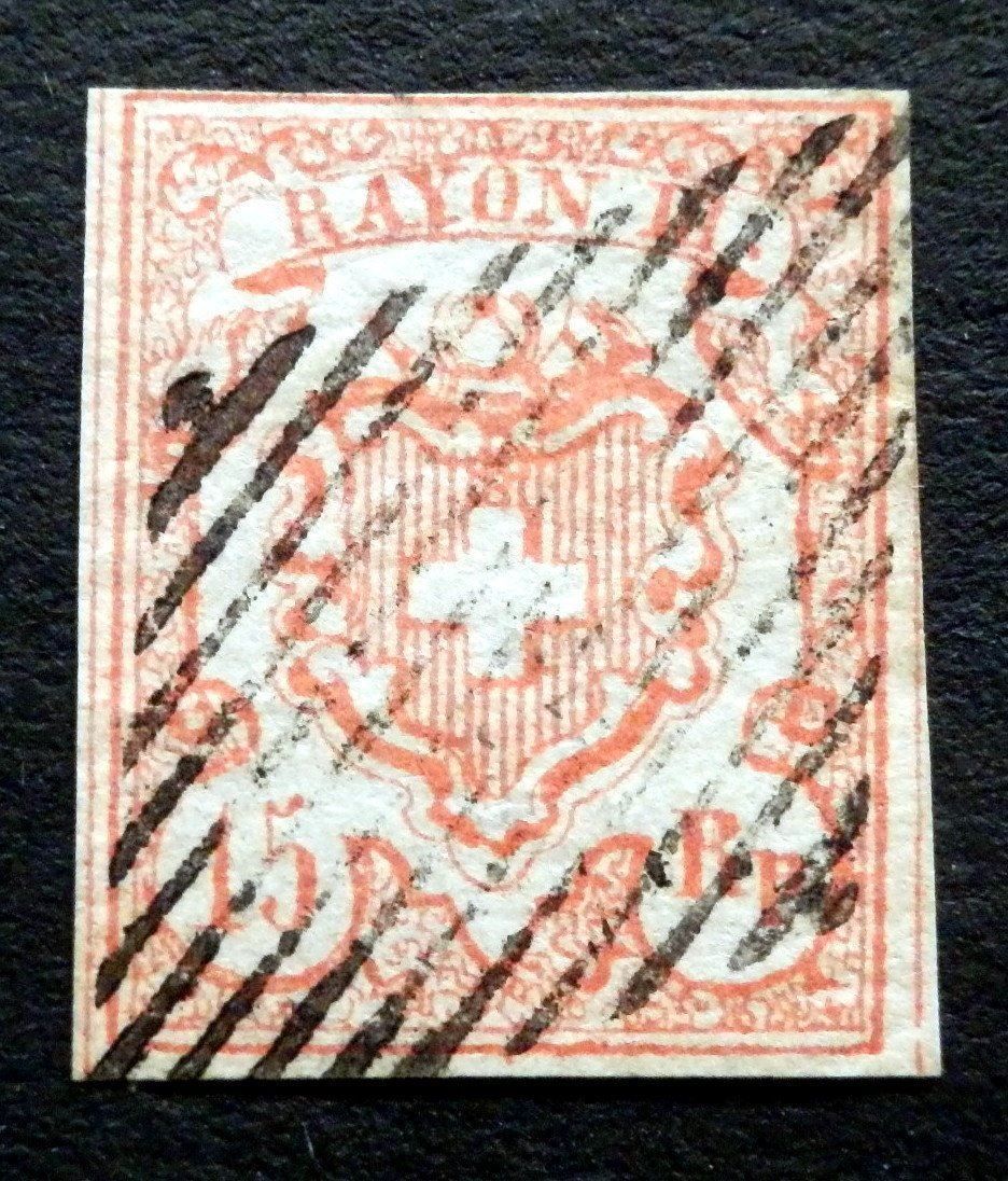 Tutti i francobolli: ZNr.20, Rayon III, vollrandige Marke – Usato da Ueberstorf venduto da dinbau