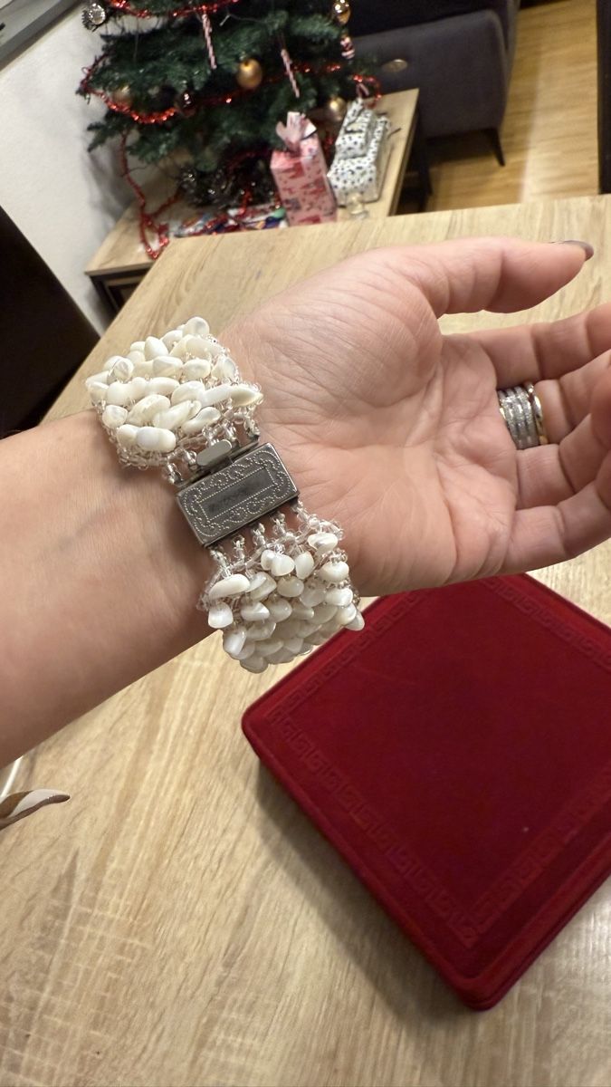 Bracciali & Braccialetti: Exklusives Armband aus echtem Perlmutt – Usato da Winterthur venduto da -BeHappy24- 5