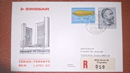 Swissair Zürich - Toronto 01.04.1975