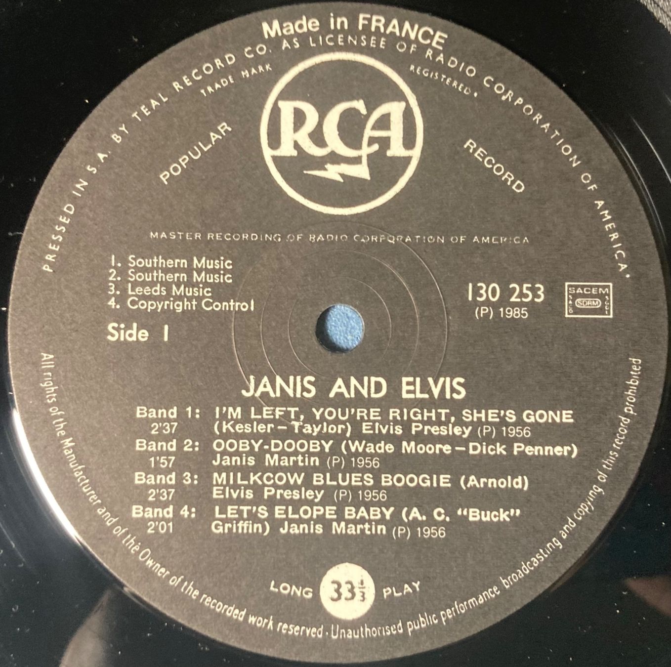 Dischi in vinile: JANIS AND ELVIS - JANIS AND ELVIS – Usato da Poliez-Pittet venduto da Newtown-Records 2