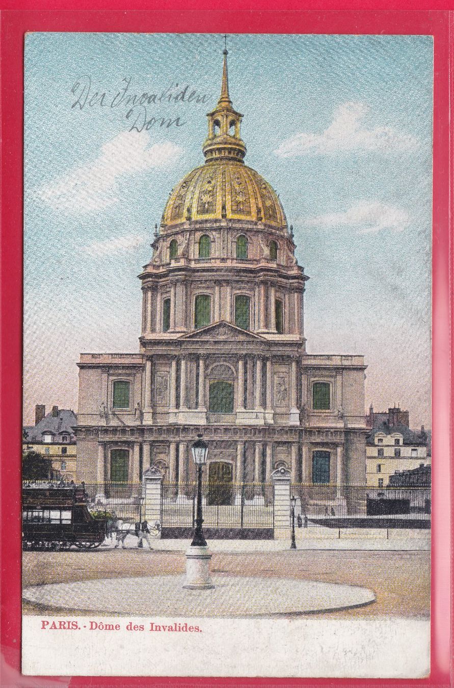 Cartoline postali: PARIS, DOME DES INVALIDES – Usato da Oberrieden venduto da Gebirgsstelze