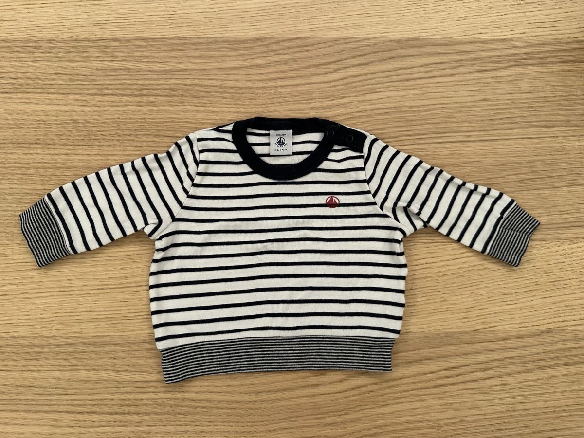 Petit Bateau Pullover & Sweatshirts: Petit Bateau Shirt / Pullover gestreift Grösse 6M/67cm – Gebraucht aus Zürich von emily.sch 1