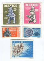 Briefmarken "Olympische Spiele". Mexiko.