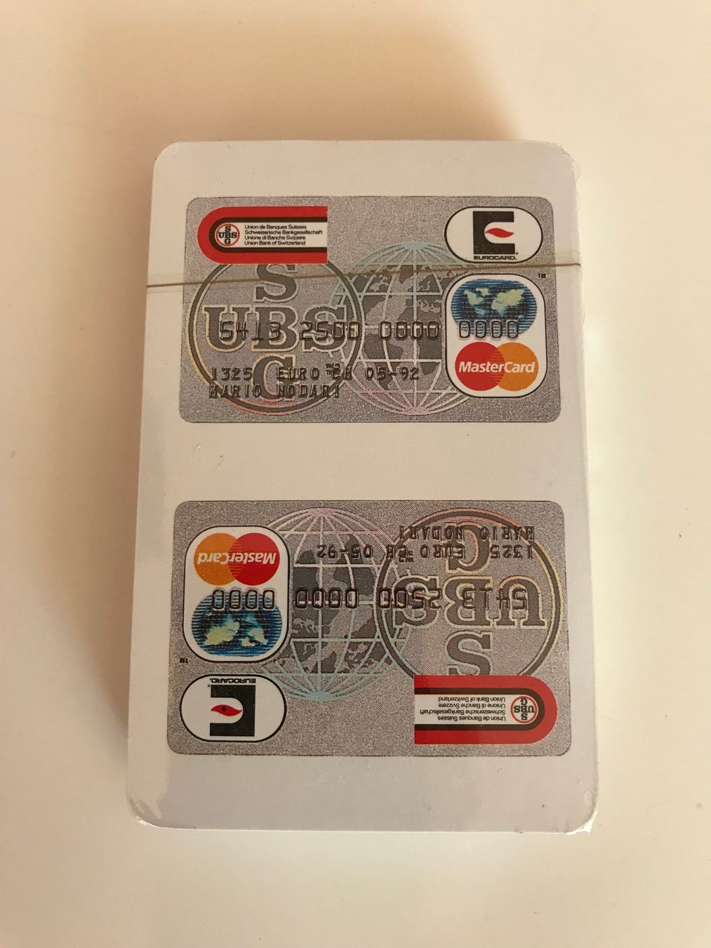 Giochi: SBG/UBS Jass Karten – Nuovo e nell'imballaggio originale da Grüningen venduto da saya14 4