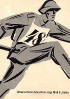Ansichtskarte Militär Schweiz 2. Weltkrieg