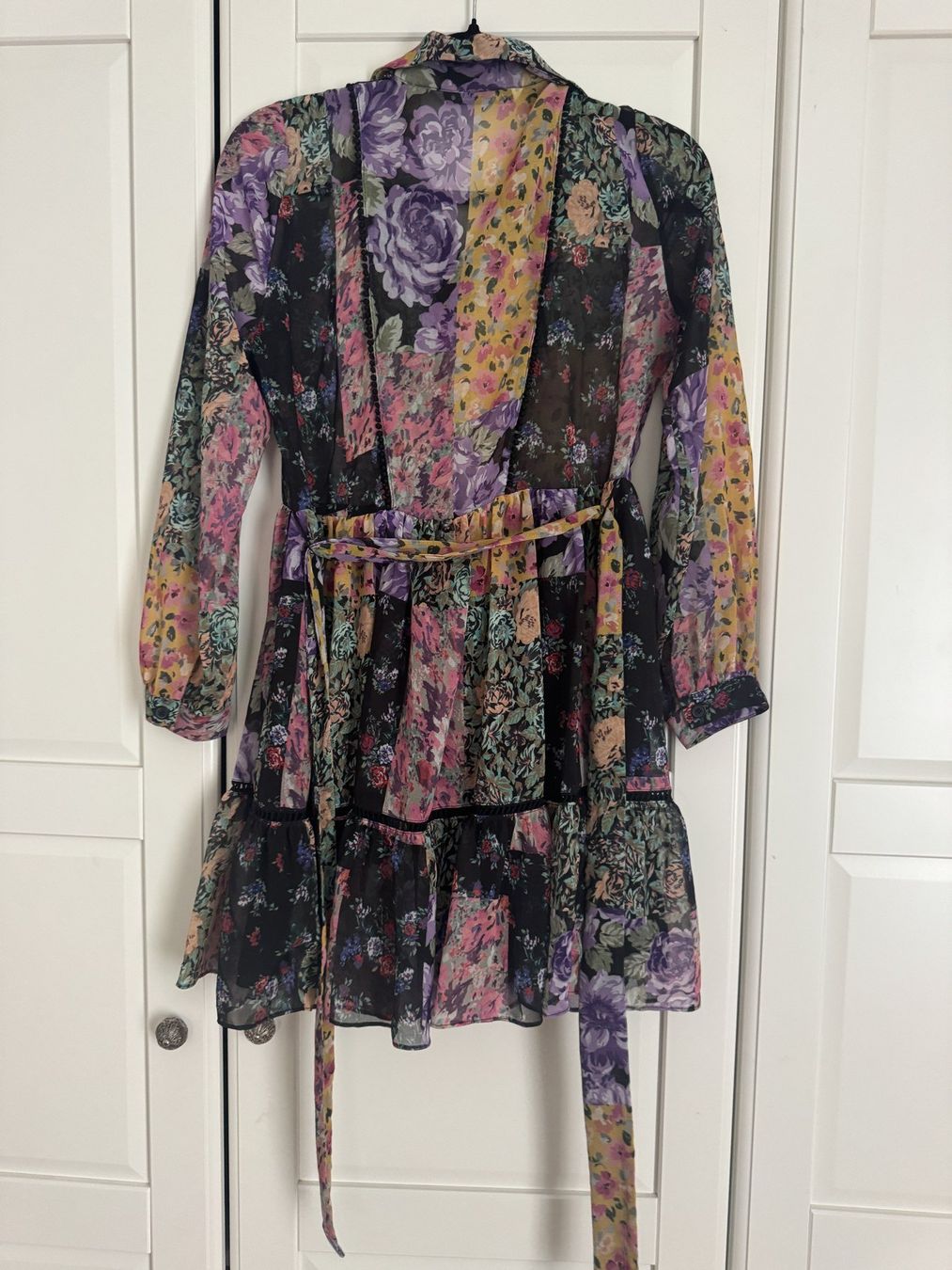 Zara Vestiti: ZARA Kleid Blumen-Patchwork mit Gürtel, Gr. XS – Usato da Zürich venduto da flo_8yph 1