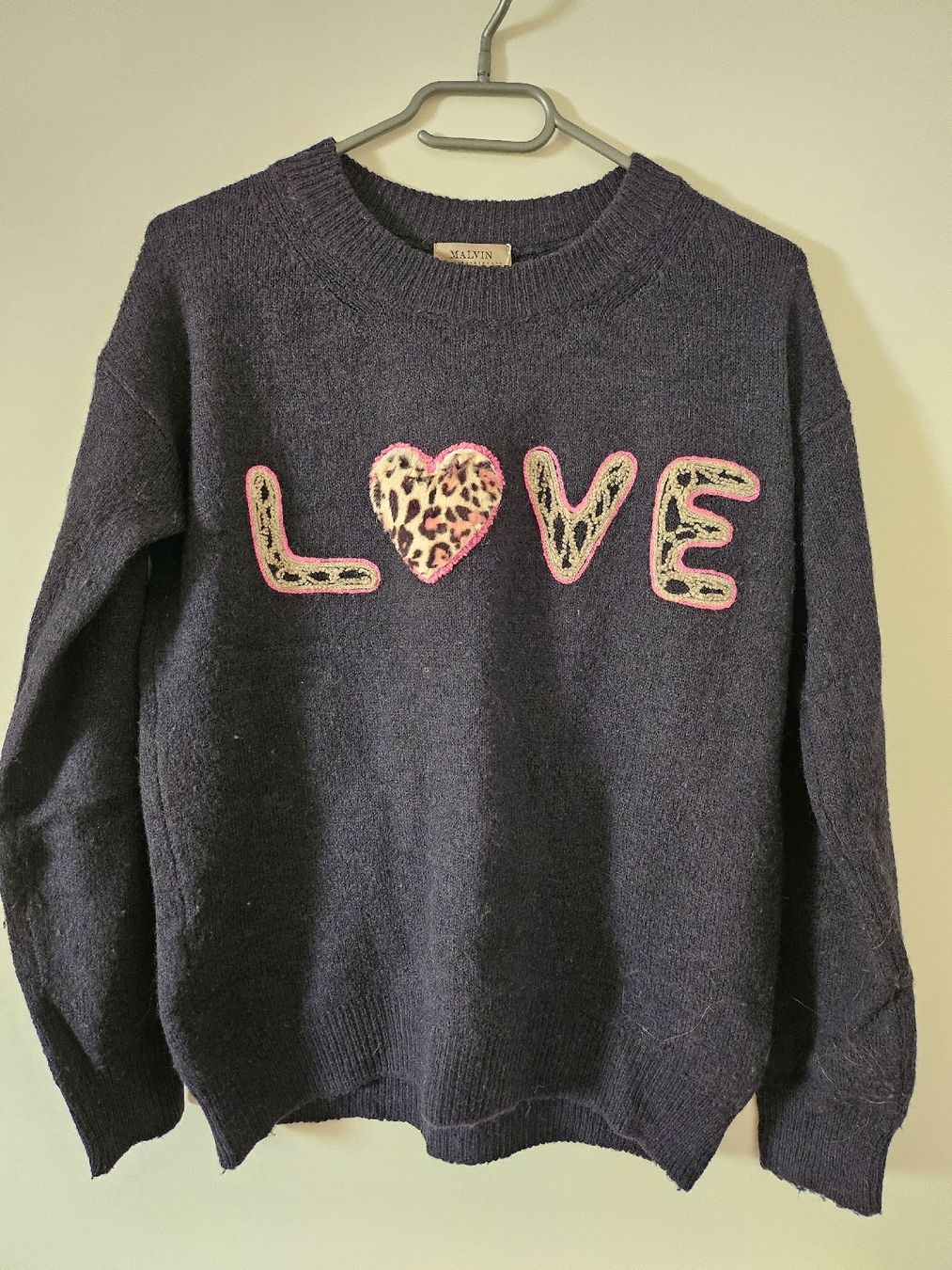 Maglioni & Felpe: Damenpullover Malvin blau LOVE, Grösse 38 – Usato da Schupfart venduto da Herz24