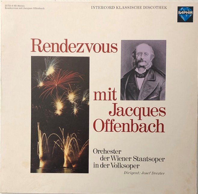 Dischi in vinile: Rendezvous mit Jacques Offenbach (LP) – Usato da Grüningen venduto da azulamarillo_vinyl