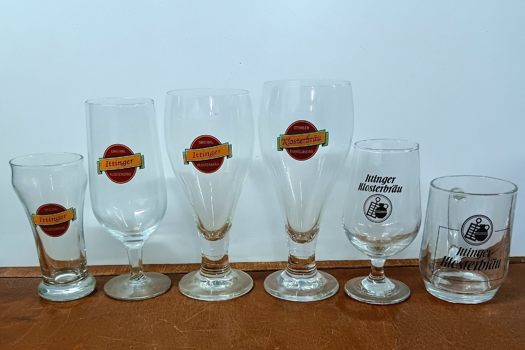 Bicchieri: 6 Bierglas Ittinger Klosterbräu – Usato da Lichtensteig venduto da B-B-Bier