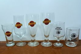 6 Bierglas Ittinger Klosterbräu